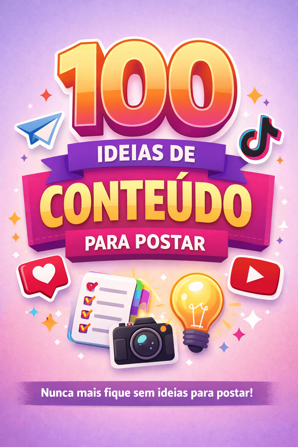 100 Ideias de Conteúdo para postar