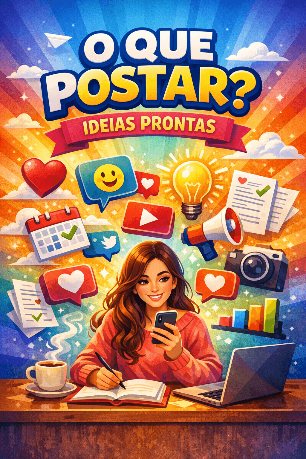 O Que Postar? Esse guia -> Ideias Prontas